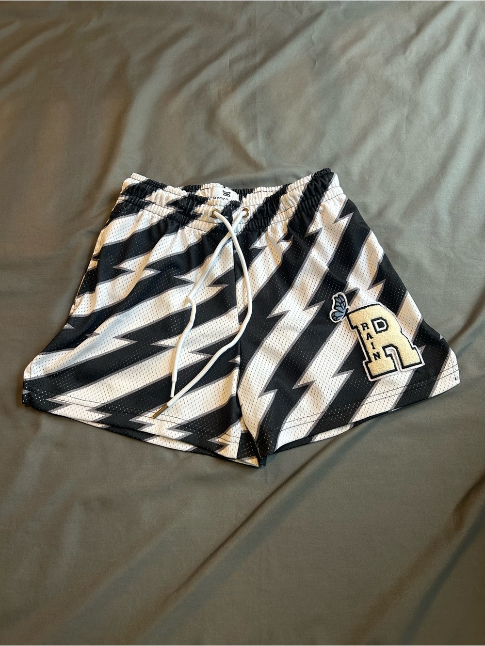 RYOKO RAIN Mesh / Stitched Logo Shorts (LIKE NEW)